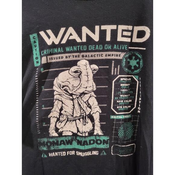 Funko Star Wars Smuggler's Bounty Wanted Momaw Nadon Short Sleeve XXL 2XL Shirt - Picture 3 of 4